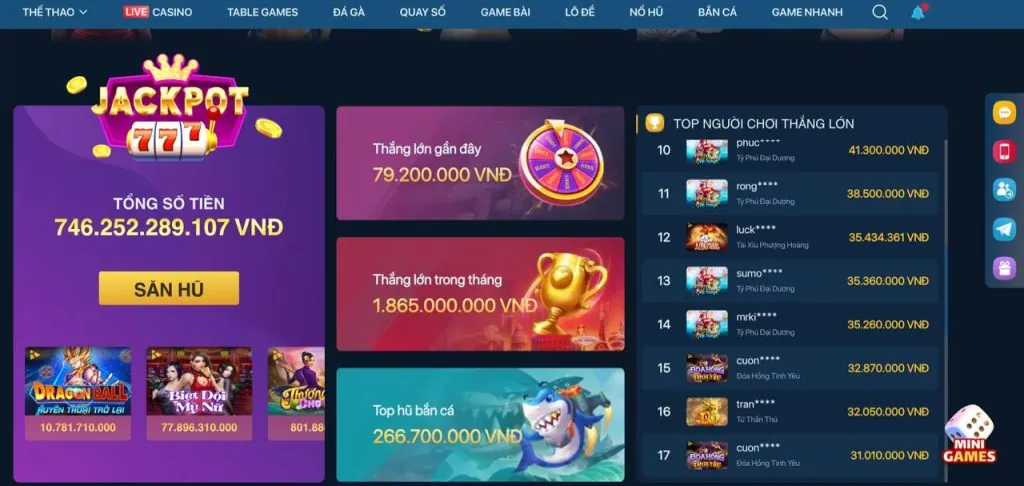 Hình ảnh các tính năng và ưu đãi của v9win